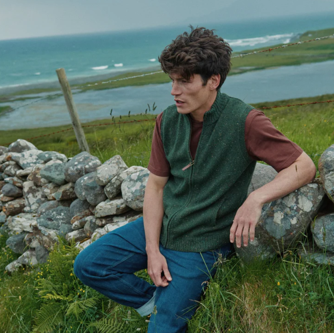 All Irish Aran Wool Knitted Gilets Aran Woollen Mills all-irish-aran-wool-knitted-gilets-aran-woollen-mills