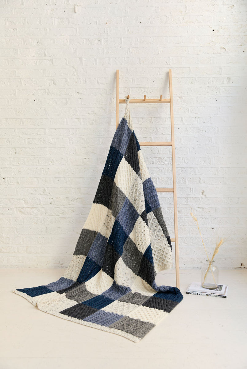 Killala Aran Intarsia Blanket 850