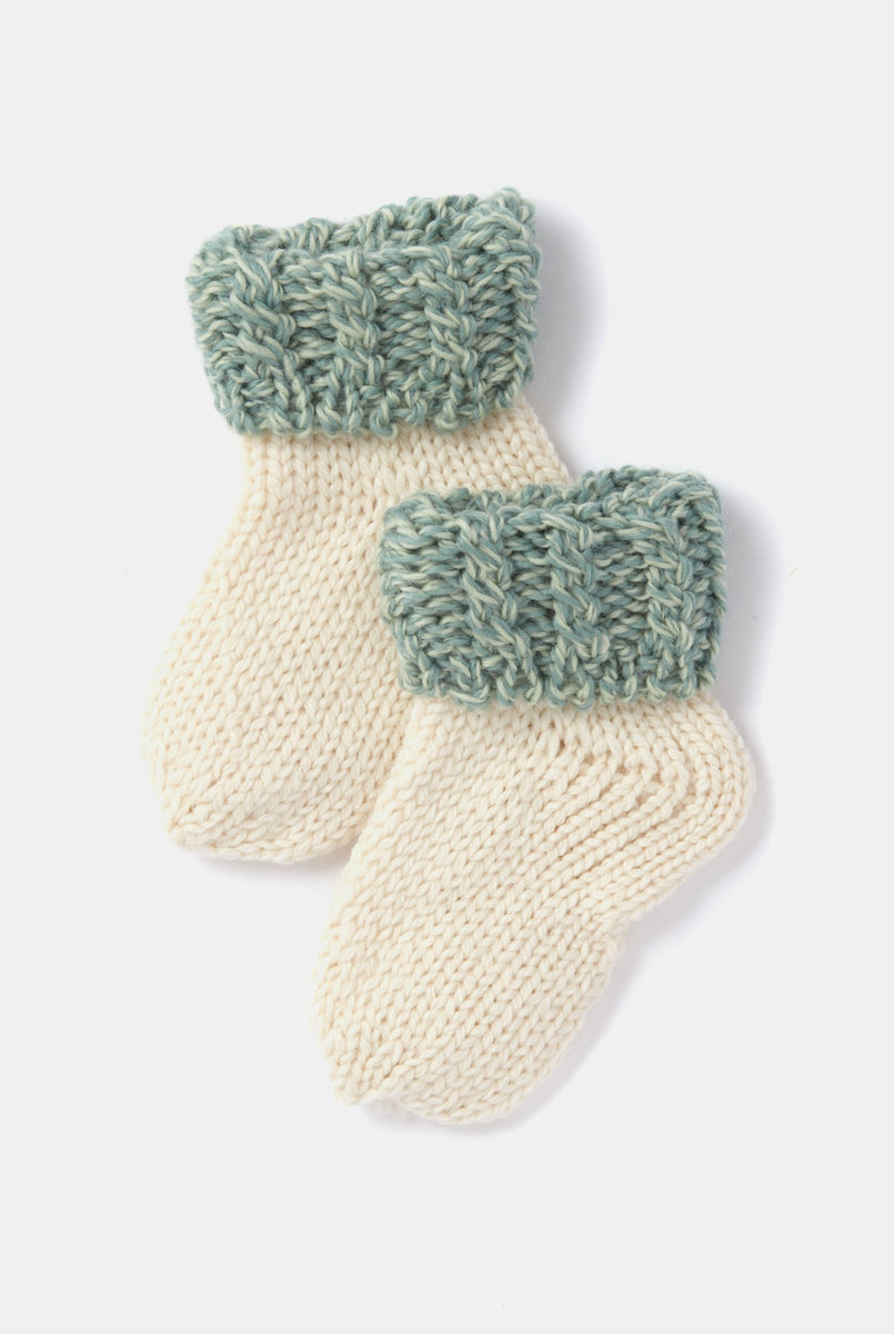 Tra Beag Baby Aran Sock