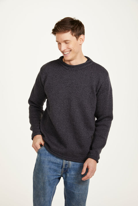 Moycullen Roll Neck Sweater - Grey
