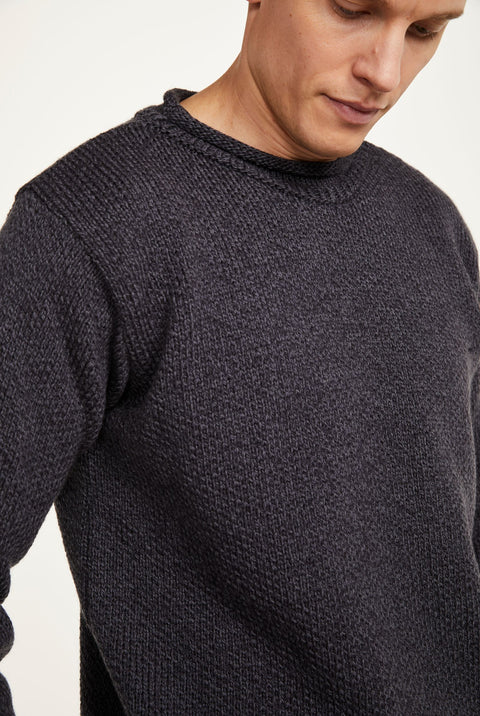 Moycullen Roll Neck Sweater - Grey