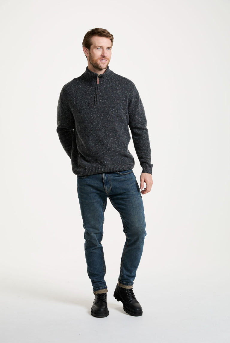 Belleek Troyer Mens Sweater - Graphite