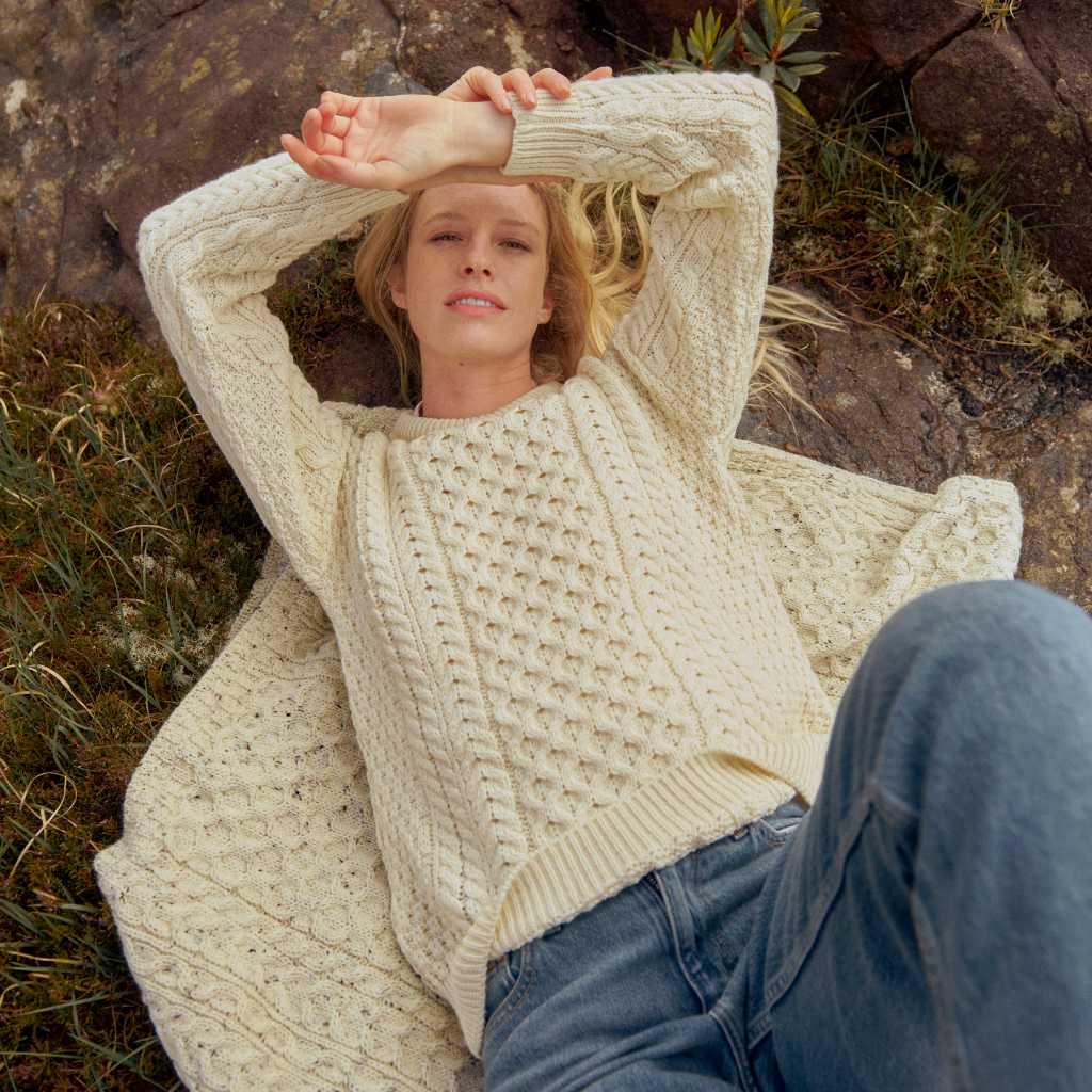 Womens Sweaters | Aran Wool Knitwear | Aran Woollen Mills