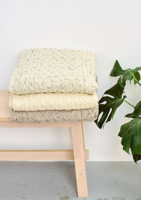 worsted wool, blanket, made in Ireland, Aran blankets,100% wool blanket,wool blankets for sale, knitwear,Irish blankets