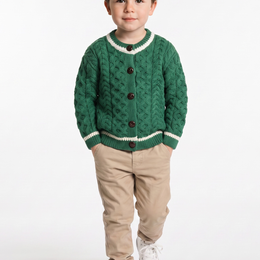 Cardigan à col roulé pour enfants Solas - Rose Haze