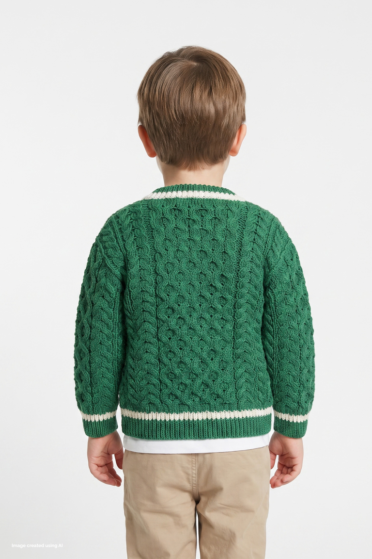 Cardigan à col roulé pour enfants Solas - Rose Haze