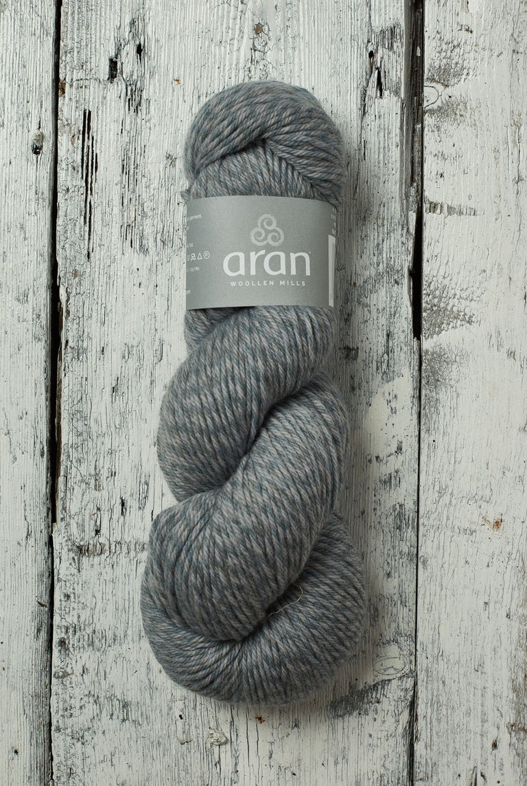 Fil Aran en laine mérinos ultra-douce - Gris océan (Denim)