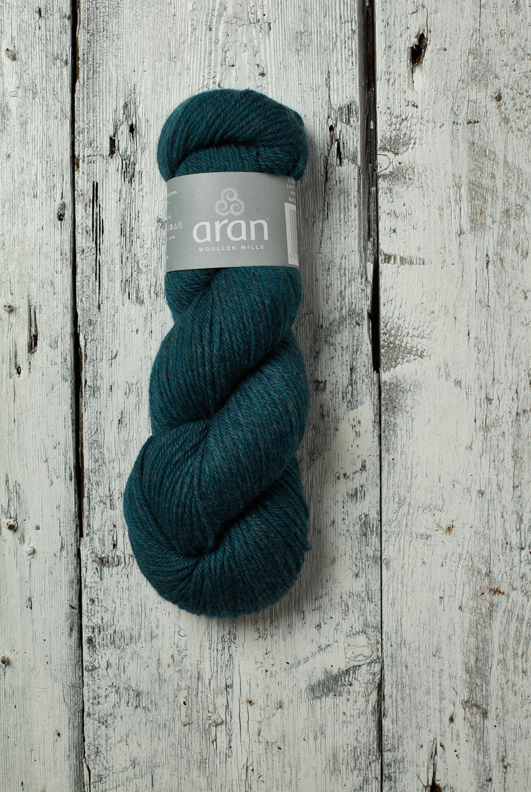 Superweiches Merino-Aran-Garn – Irish Sea (Blaugrün)