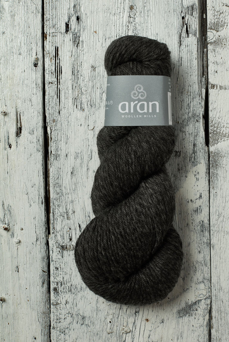 Fil Aran en laine mérinos ultra-douce - Gris ardoise