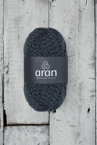 100% Merino Aran Yarn - Grey