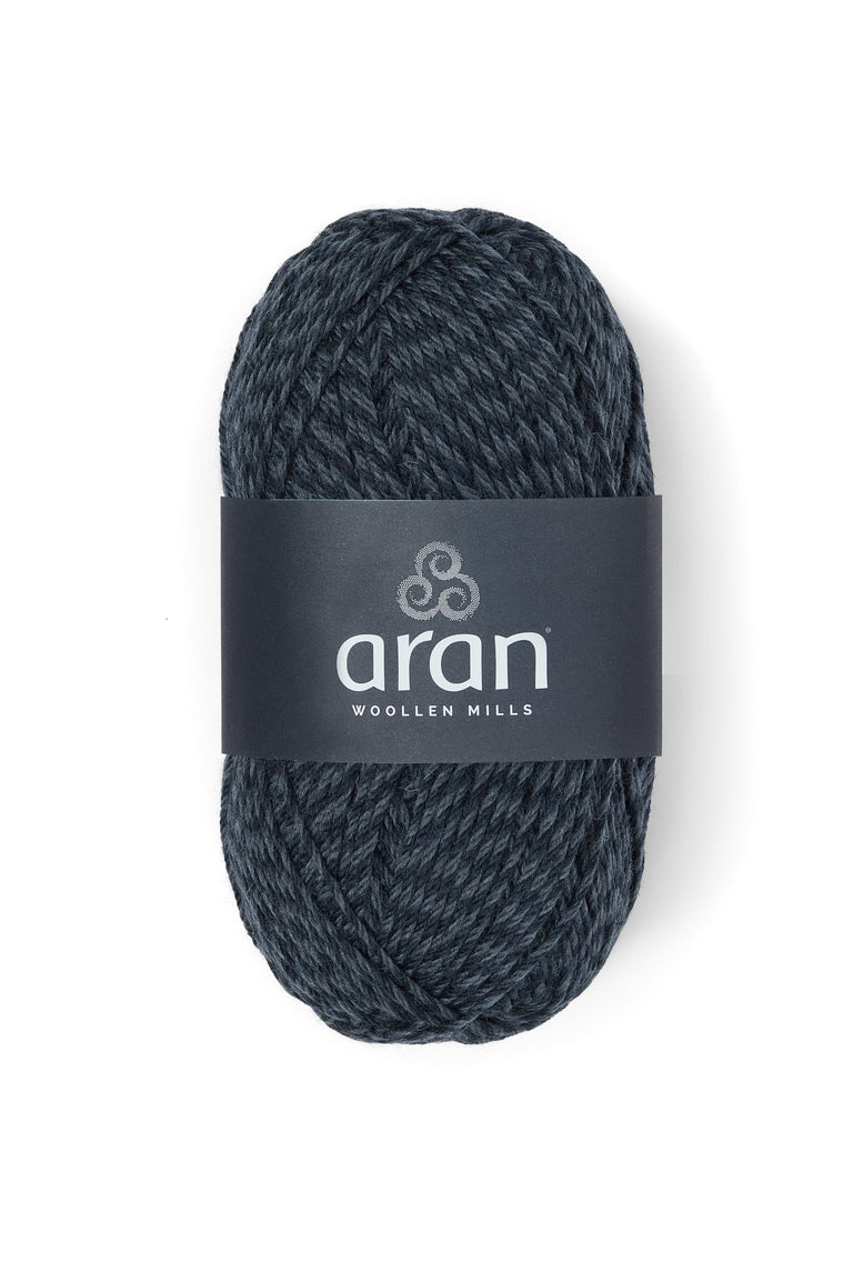 100% Merino Aran Yarn - Grey