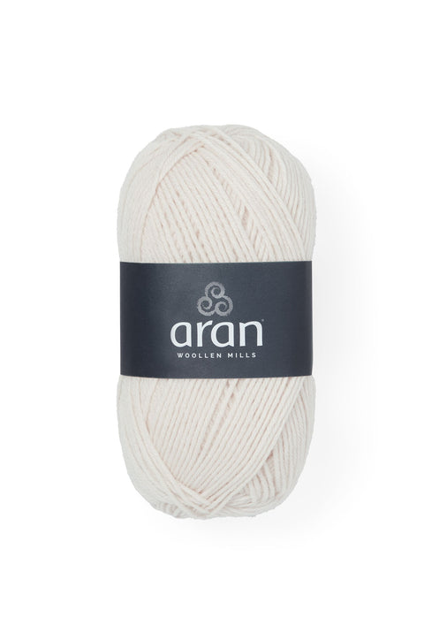 100% Merino Aran Yarn - Cream