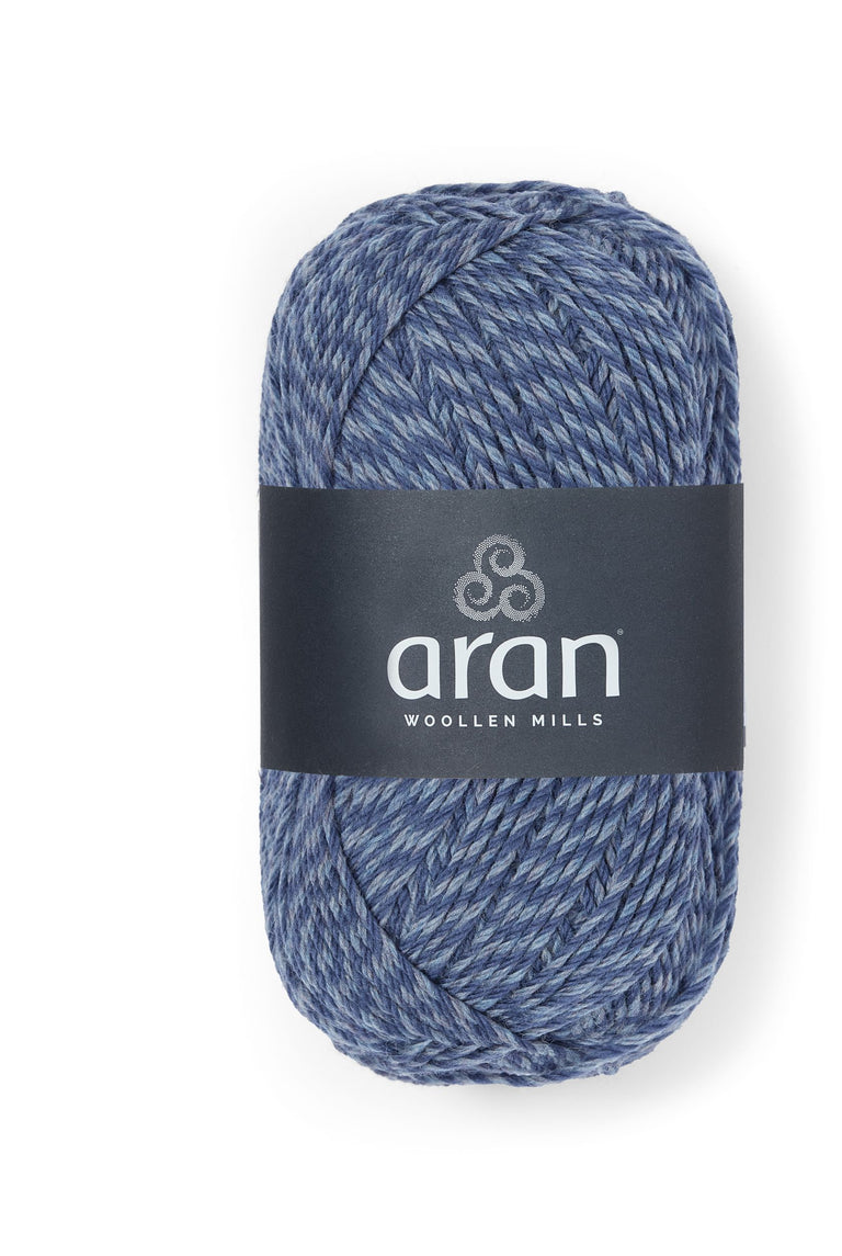 100% Merino Aran Yarn - Denim