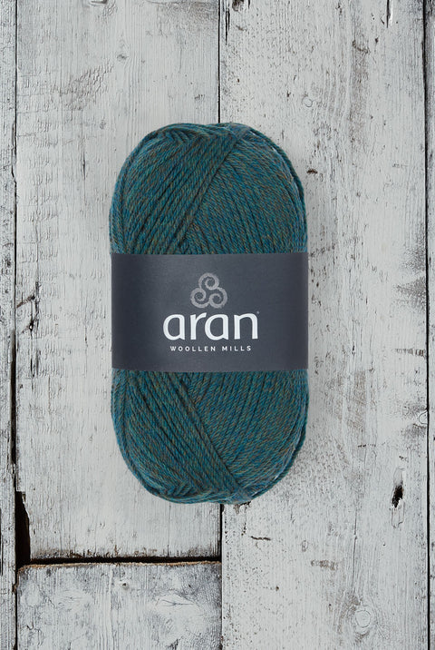 100% Merino Aran Yarn - Green