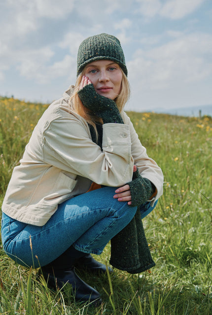 Hazelwood Roll Hem Beanie - Green