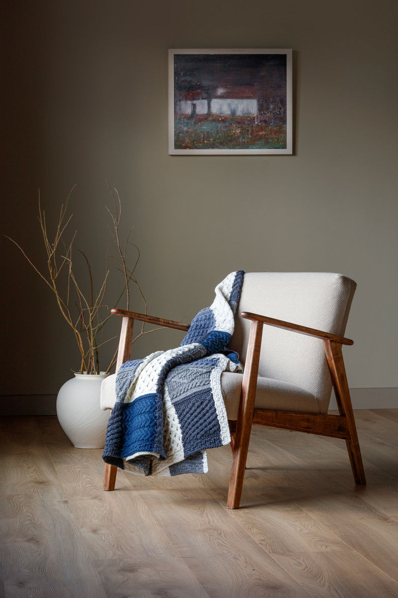 Killala Aran Intarsia Merinodecke 854