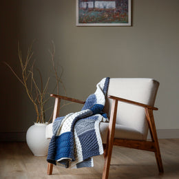 Killala Aran Intarsia Merinodecke 854