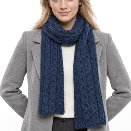 Bonnet Cong Aran en laine mérinos avec pompon - Vert