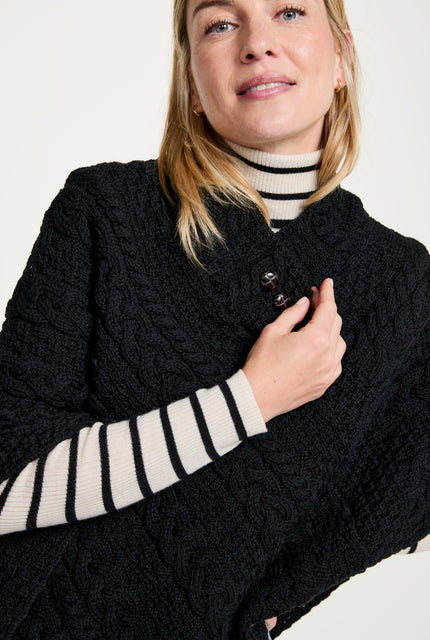Merino wool, aran poncho, wool poncho, Ireland, knitwear ,made in Ireland, wrap