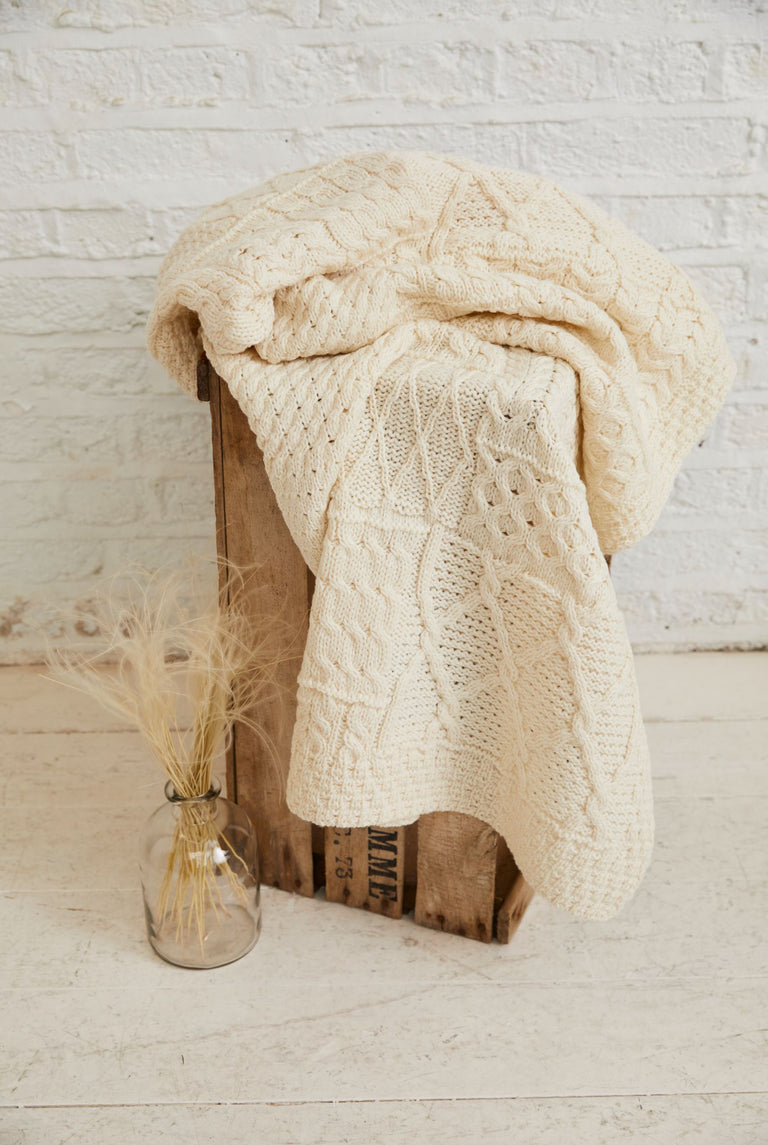 Merino wool, wool blankets, made in Ireland, knitwear, 100% wool blanket, woollen blanket, Irish blanket,aran,throw