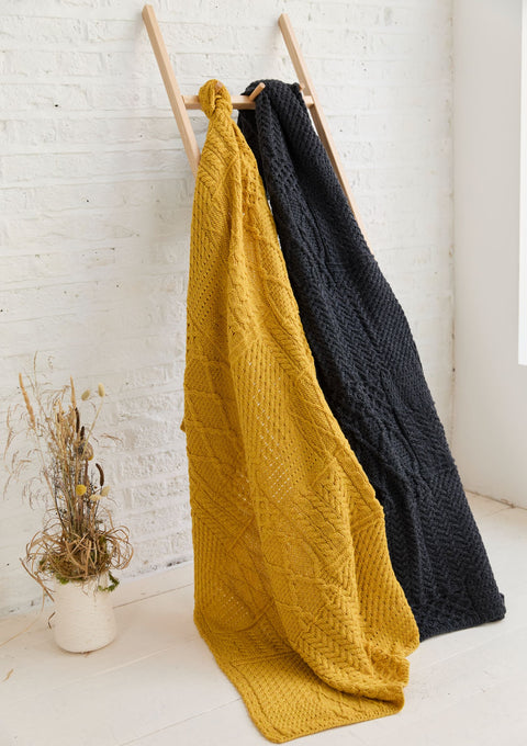 Merino wool, blanket, wool blankets, made in Ireland, knitwear, 100% wool blankets, grey, wool blankets for sale