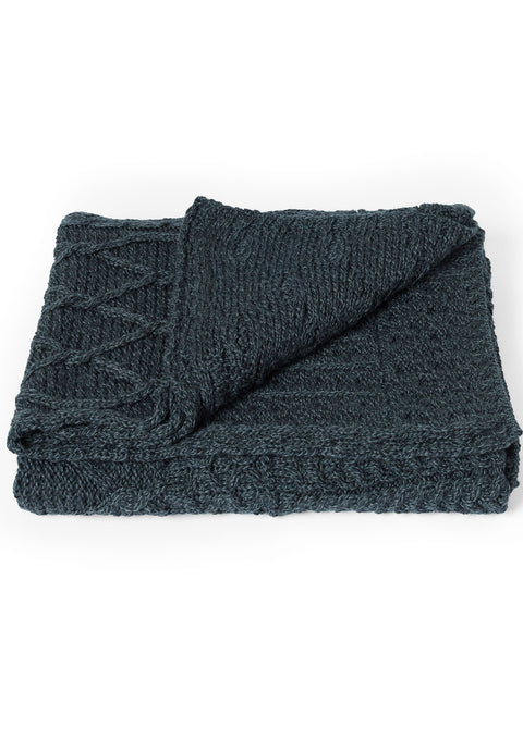 Merino wool, blanket, wool blankets, made in Ireland, knitwear, 100% wool blankets, grey, wool blankets for sale