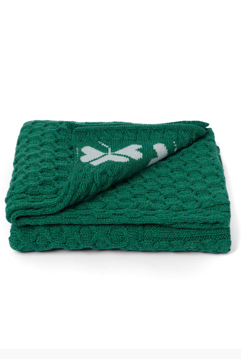 Couverture Shamrock Heritage Aran - Vert