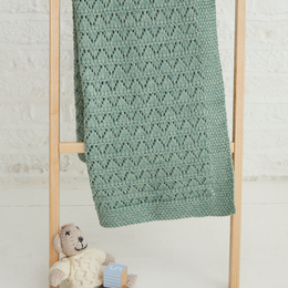 Dugort Aran-Decke mit Honig-, Rauten- und Zopfmuster, Creme