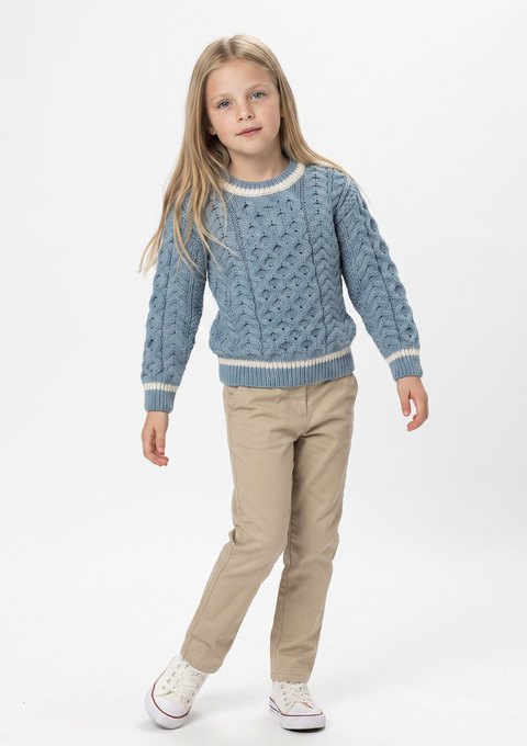 Col roulé pour enfant avec poche Greine - Sunglow
