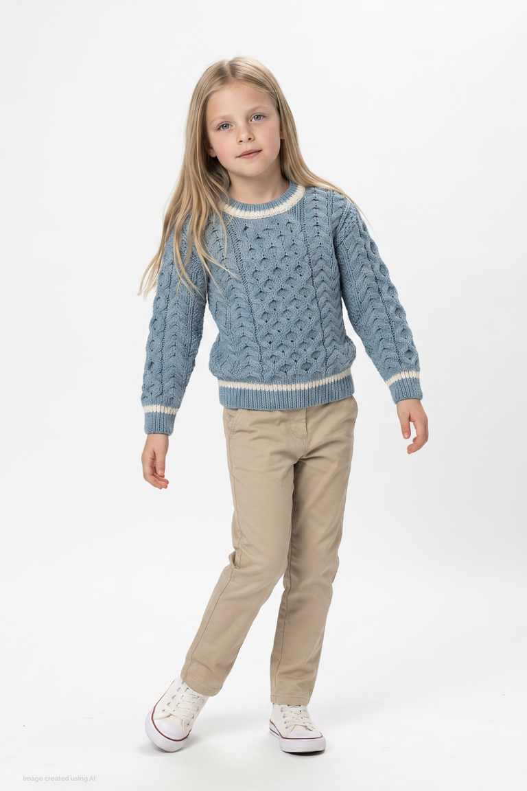 Col roulé pour enfant avec poche Greine - Sunglow