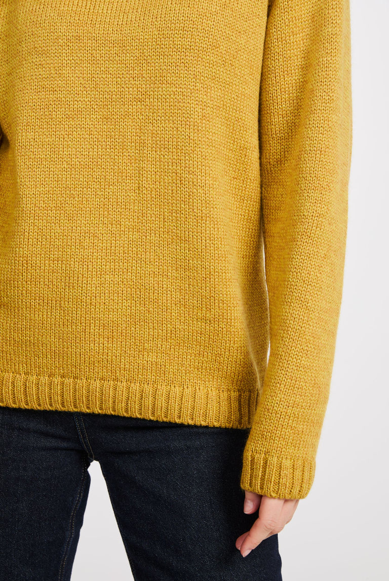 Aoife Supersoft Crewneck Sweater - Yellow