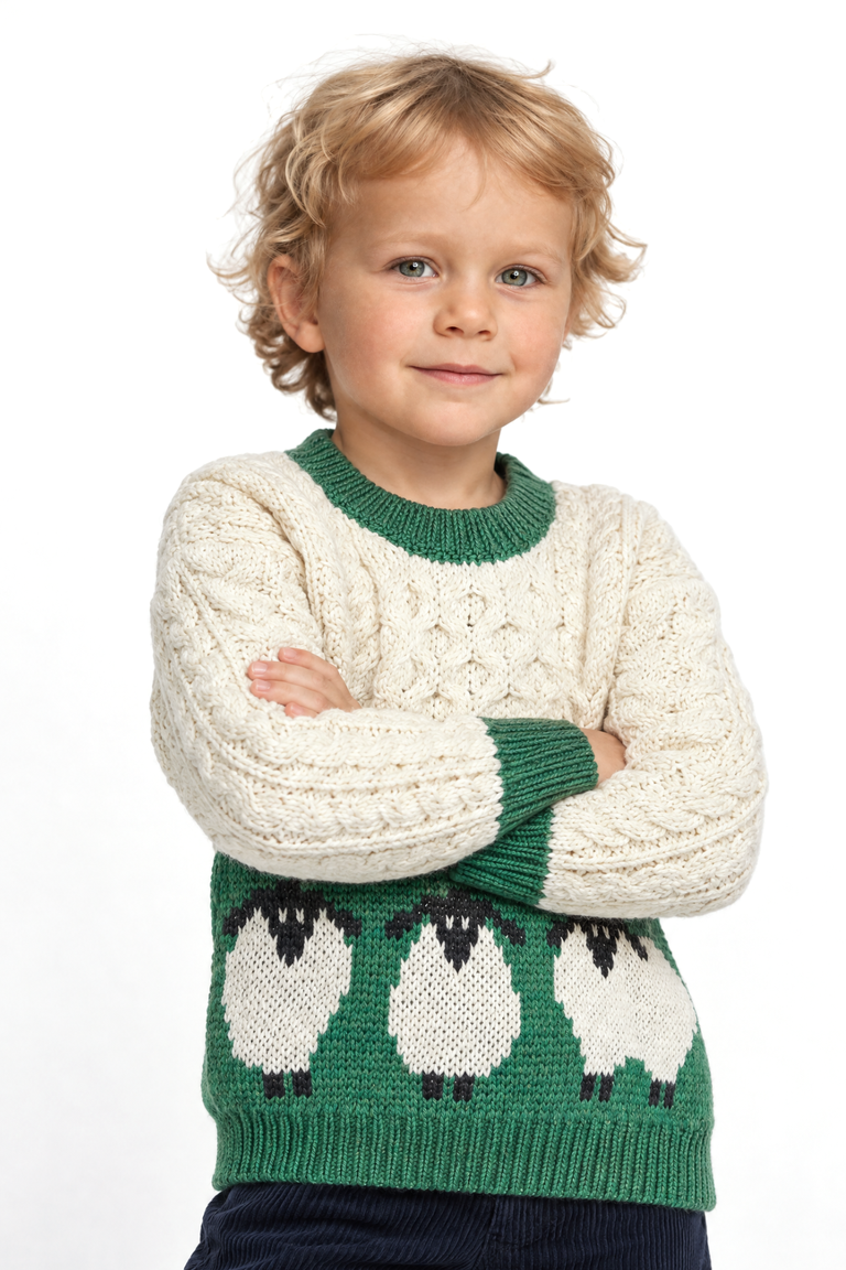 Col roulé pour enfant avec poche Greine - Sunglow