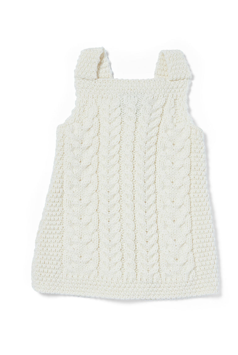 Fionnuala Aran Baby Dress - Cream