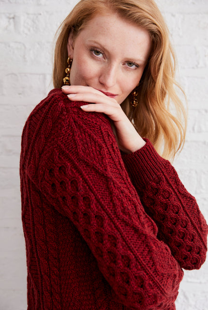Women's sweater, made in Ireland, Merino Wool sweater, cable knit, aran, ladies sweater, knitwear,aran jumper,aran wool