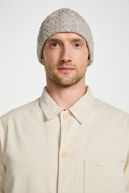 Merino wool, hat, knitwear, oat, aran, made in Ireland, Hat & Scarf, gift, wool, Ireland, woollen hats