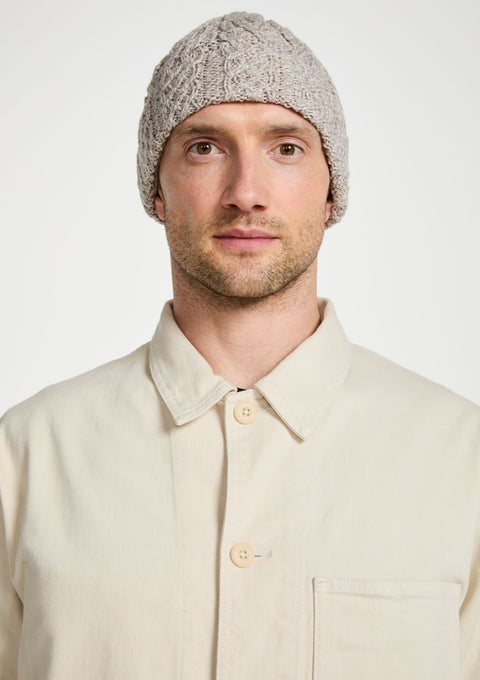 Merino wool, hat, knitwear, oat, aran, made in Ireland, Hat & Scarf, gift, wool, Ireland, woollen hats
