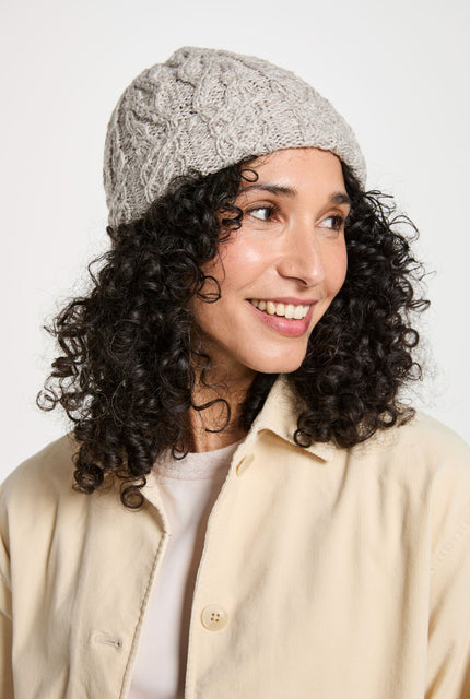 Merino wool, hat, knitwear, oat, aran, made in Ireland, Hat & Scarf, gift, wool, Ireland, woollen hats