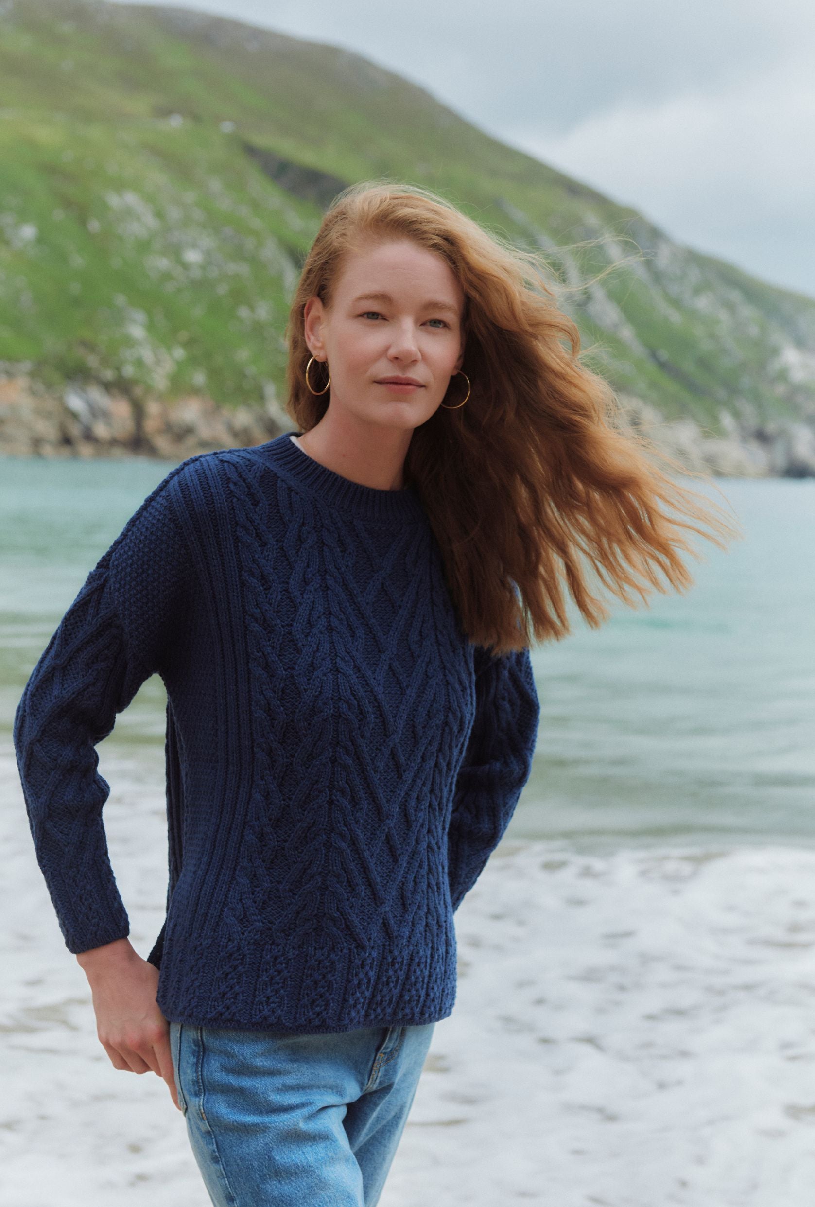 Fisherman Knit Best Aran Sweater Inisheer Traditional Ladies