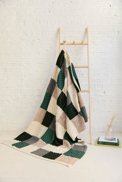 Merino wool, blanket, made in Ireland, Aran blanket,100% wool blanket,wool blankets for sale,knitwear