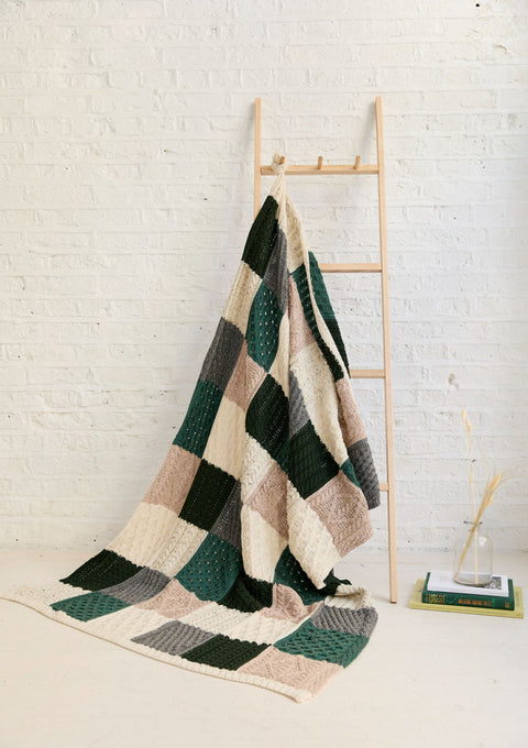 Merino wool, blanket, made in Ireland, Aran blanket,100% wool blanket,wool blankets for sale,knitwear