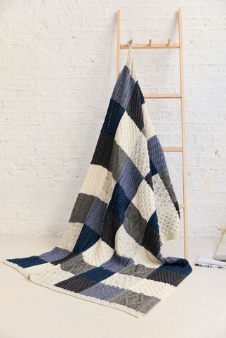 Killala Aran Intarsia Blanket 854