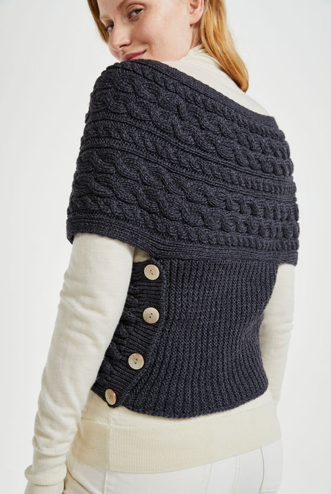 Aran Woollen Mills Cable Knit Sweater 100% Irish Wool Jumper Made in Ireland