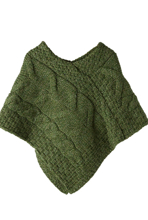 Poncho Enfant Aasleagh Óg - Vert