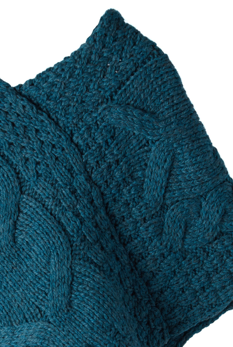 Aasleagh Óg Children’s Poncho - Teal