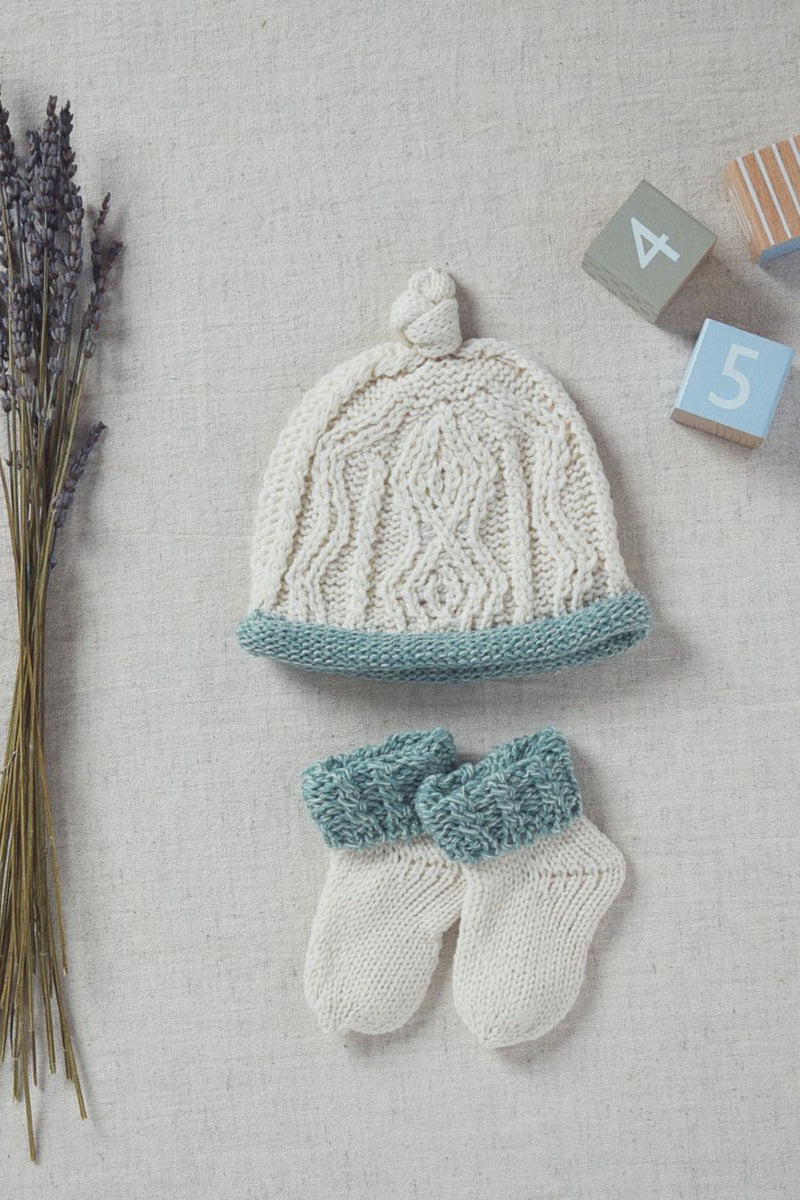 Aran Baby sock, Cream, wool socks, Children's knitwear, Knitwear for baby, baby aran wool, Ireland