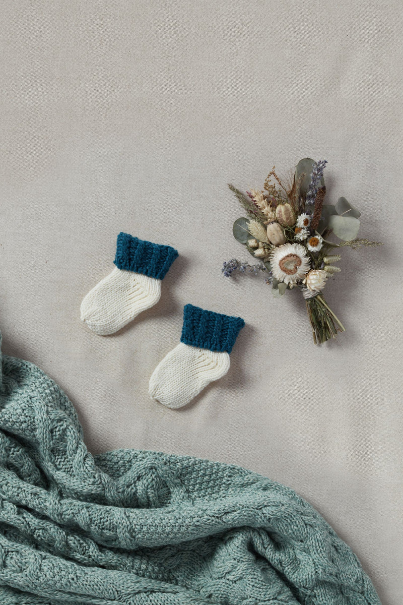 Aran Baby sock, Cream, wool socks, Children's knitwear, Knitwear for baby, baby aran wool, Ireland