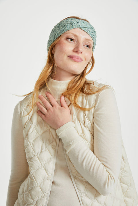 Tonroe Aran Crossover Headband - Mint