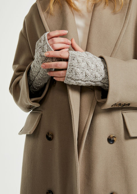 Fingerless Gloves, made in Ireland, merino wool, wool gloves, Mittens,aran, Ireland, unisex