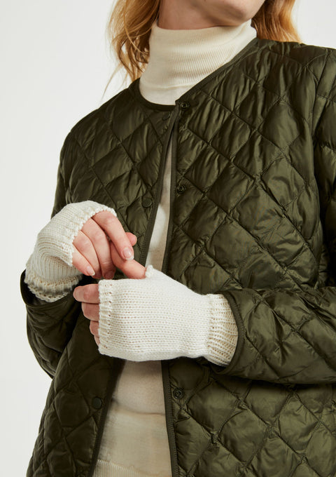 wool mittens, merino wool, gloves,aran, wool gloves, ireland, knitwear, ladies' gloves,cream