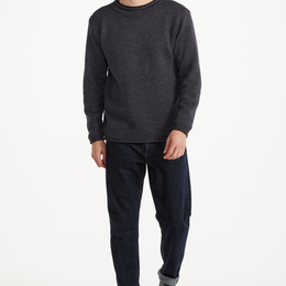 Pull col roulé Moycullen en laine mérinos pour homme - Gris